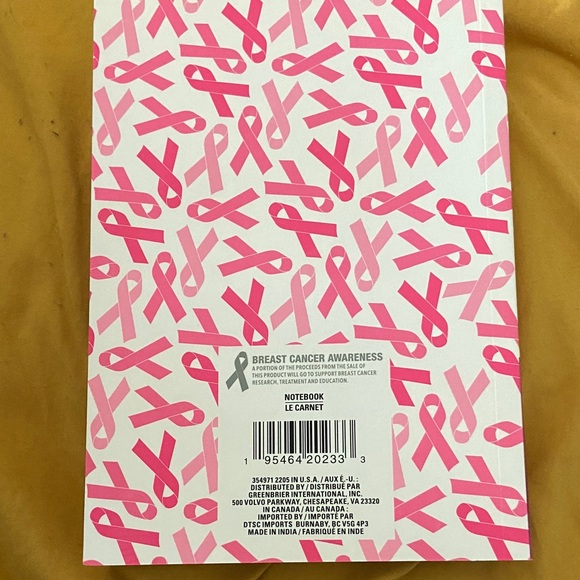 Pink Ribbon 'Fighter' Notebook - Picture 3 of 4